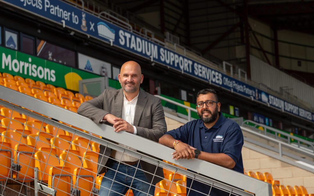 Stadium Support Services Announces Partnership with Bradford City AFC as Official Projects Partner and Matchday Sponsor