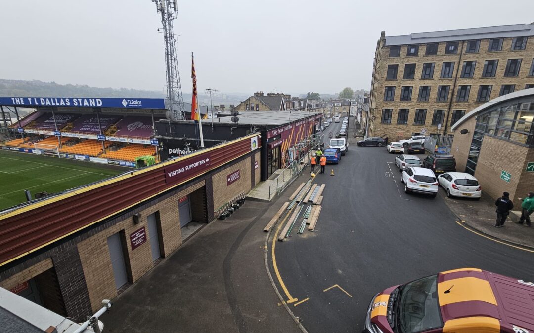 Bradford City AFC, Club Shop Roof Replacement